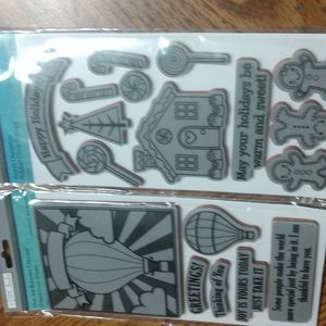 🌲. 4 FOR $20. 2 TPC Stamp Sets NIP